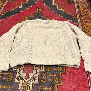 Cropped Fisherman Sweater